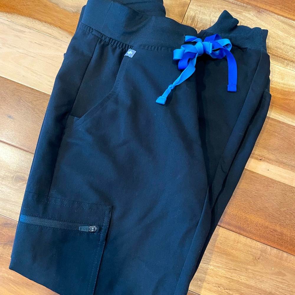 Figs XXS petite BLACK/COBALT Zamora